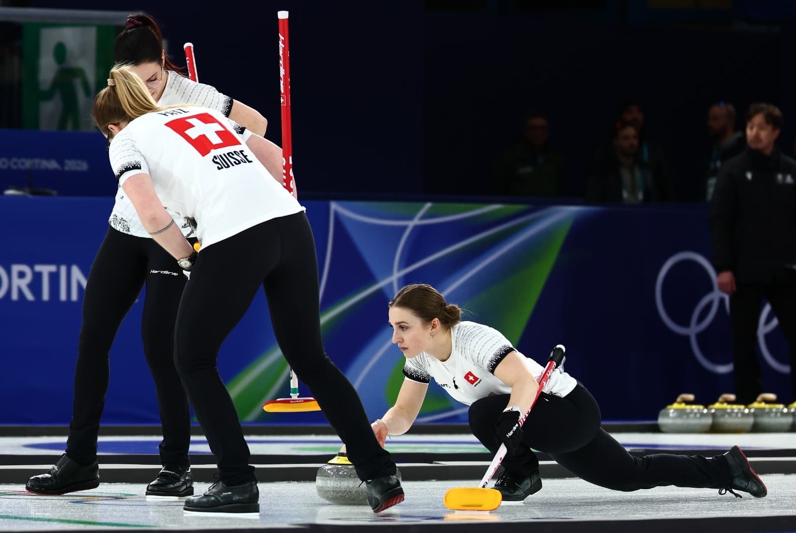 Team Pätz / Team Genève beim internationalen Curlingturnier
